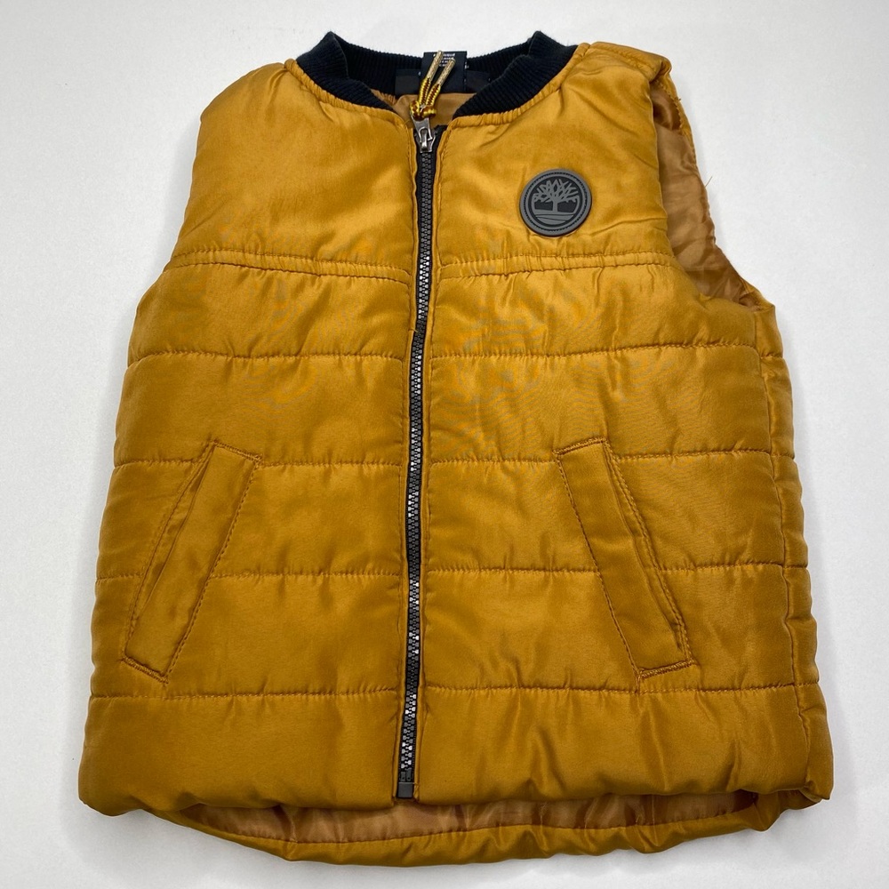 Kids Honey Mustered Yellow Puffer Vest